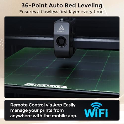 Creality Ender-5 Max 3D Printer, 400x400x400mm Large Build Volume, 700mm/s High-Speed Printing, 36-Point Auto Leveling, LAN Multi-Device Control, Professional FDM 3D Printing 3