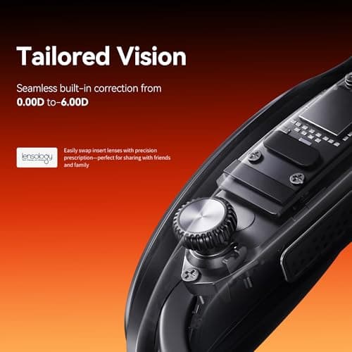 Rokid Max 2 AR Glasses Silver, 215" Micro-OLED Display, 50° FOV, 600 Nits Brightness, Compatible with Mobile Phone, Steam Deck, ROG, Ipad, Mac Immersive Wearable Display for Gaming & Entertainment 4