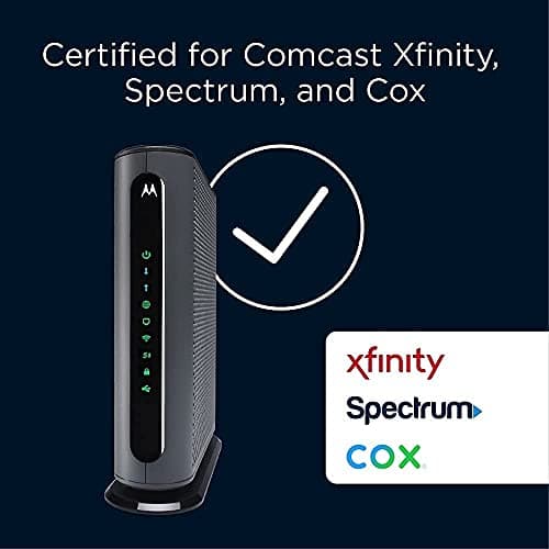 Motorola MG8702 | DOCSIS 3.1 Cable Modem + Wi-Fi Router (High Speed Combo) with Intelligent Power Boost | AC3200 Wi-Fi Speed | Approved for Comcast Xfinity, Cox, and Charter Spectrum 2