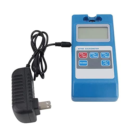 GLTL Digital Gaussmeter/Tesla Meter 0-2000mT Range | mT/Gs Auto-Switch | Magnetic Field Tester for Permanent Magnets, Motors, Speakers & Industrial Applications | Includes NS Function & Probe 3