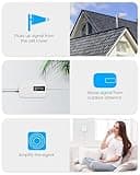 Cell Phone Booster for Home Office | Up to 2500 Sq Ft | Cell Phone Signal Booster Boosts 5G, 4G LTE for All U.S. Carriers—Verizon, AT&T, T-Mobile&More | HD Display | App Support | FCC Approved 3