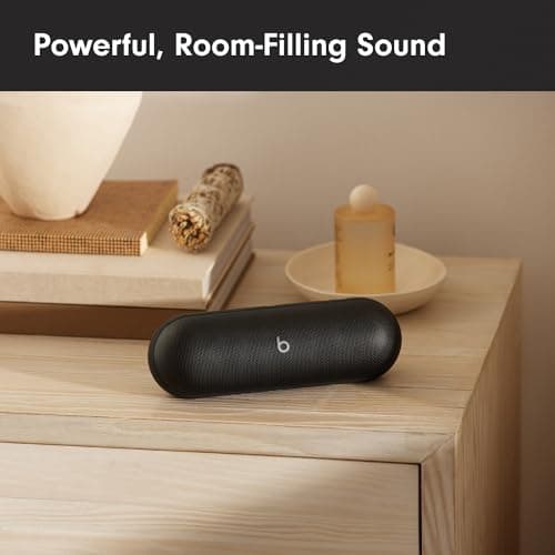 Beats Pill - Portable Bluetooth Speaker - Up to 24H Battery Life, Water Resistant, Bluetooth, Apple & Android Compatible, Seriously Loud Sound for Home, Outdoor and Travel - Matte Black 2