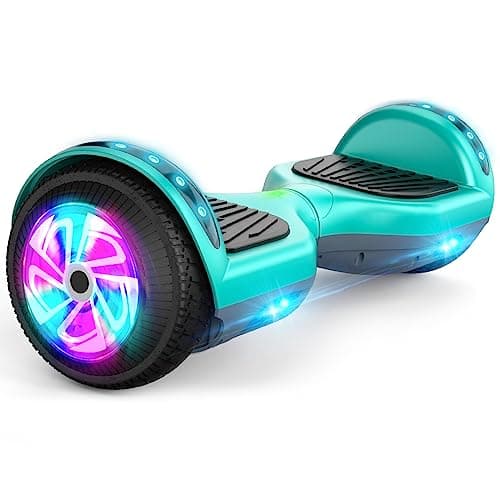 FLYING-ANT Self Balance Scooter 6.5" with Speaker and LED Lights Red