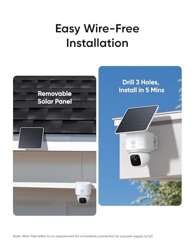 eufy Security SoloCam E30, 4-Cam Pack Kit, Security Cameras Wireless Outdoor, Solar Camera Outdoor Wireless, 360° Pan, AI Tracking, 2K Clarity, No Monthly Fee 5