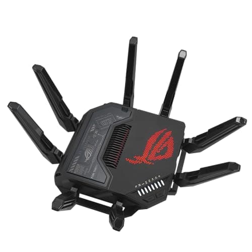ASUS ROG Rapture GT-BE98 PRO First Quad-Band WiFi 7 Gaming Router supports 320MHz, Dual 10G Port, Triple-level Game Acceleration, Mobile Game Mode, Subscription-Free Security, AiMesh, and VPN features 3