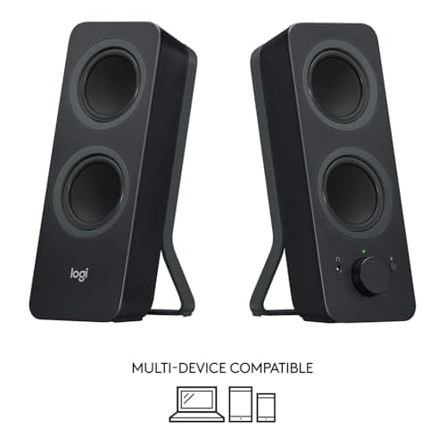 Logitech Z207 2.0 Stereo Computer Speakers with Bluetooth 5
