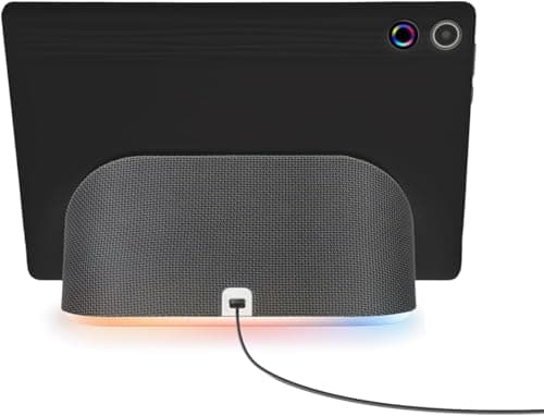 Latest 2025 Upgraded Android Tablet with Charging Speaker Dock, 2 Years Protection, Otca-Core CPU, 24GB+64GB Storage with 1TB Expansion, WiFi 6, BT5.3, Google Tablet, US Version 2