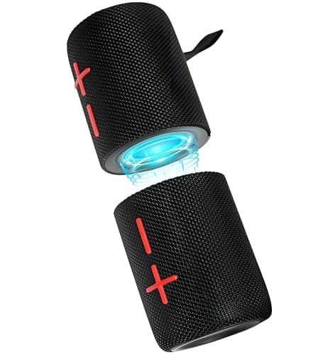 2 in 1 Magnetic Dual Splittable Bluetooth Speaker, IPX6 Waterproof Split Portable Wireless Speaker with 20W Loud Stereo Sound, Bluetooth V5.3, 24H Playtime, Multiple pairing for Home,Outdoor or Travel