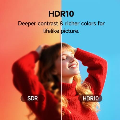HORION 43 inch Smart TV, 4K UHD LED TV with WebOS 22, Ultra Slim Television with Mega Contrast, HDR10, Dolby Audio - Streaming Live, Bluetooth, Hdmi, WiFi ((P6D Series, 2025) 5
