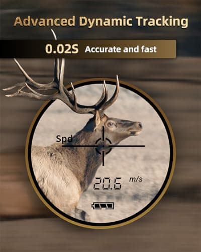 AOFAR HX-700N Hunting Range Finder 700 Yards Waterproof Archery Rangefinder for Bow Hunting with Range and Speed Mode, Free Battery, Carrying Case 4