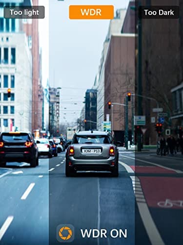 ARIFAYZ Dash Cam WiFi FHD 1080P Car Camera, Front Dash Camera for Cars, Mini Dashcams for Cars with Night Vision, 24 Hours Parking Mode, WDR, Loop Recording, G-Sensor, APP, Support 128GB Max 3