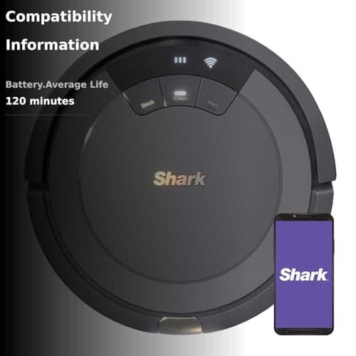 Shark AV753 ION Robot Vacuum, Tri-Brush System, Wifi Connected, 120 Min Runtime, Works with Alexa, Multi Surface Cleaning, Grey 3