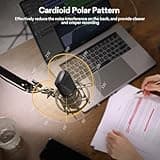 USB Microphone, MAONO 192KHZ/24Bit Plug & Play PC Computer Podcast Condenser Cardioid Metal Mic Kit with Professional Sound Chipset for Recording, Gaming, Singing, YouTube (AU-A04) 5