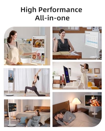 KTC MegPad 32" Smart Portable TV, 4K Touch Screen Portable TV Monitor, Android 13 Google EDLA Certified 8G RAM+128G Storage, Octa-core CPU 9500mAh Battery, Dual 6W Speakers WiFi 6 5