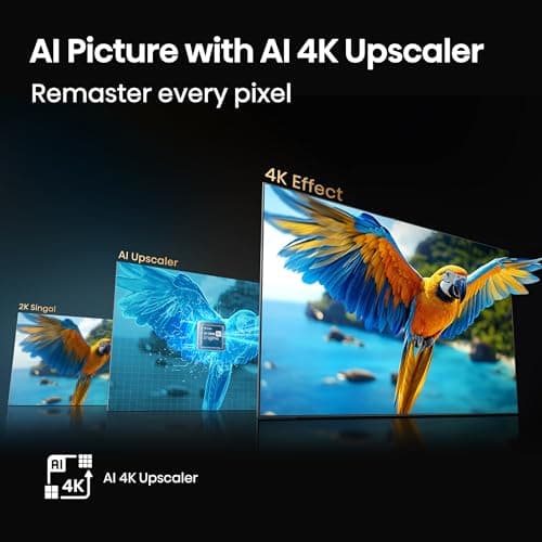 Hisense 55" Class QD6 Series (55QD6QF, 2025 Model) QLED 4K UHD Smart Fire TV, Voice Remote with Alexa, Dolby Vision, Dolby Atmos, Motion Rate 120, HDR 10+, Game Mode Plus, MEMC, VRR, ALLM 5