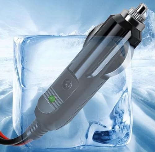 Carviya Cigarette Lighter Male Plug Adapter Inverter Cable Power Supply Cord 12V/24V 3FT 16AWG with LED Light for Car Inverter,Air Pump, Electric Cup DIY 2