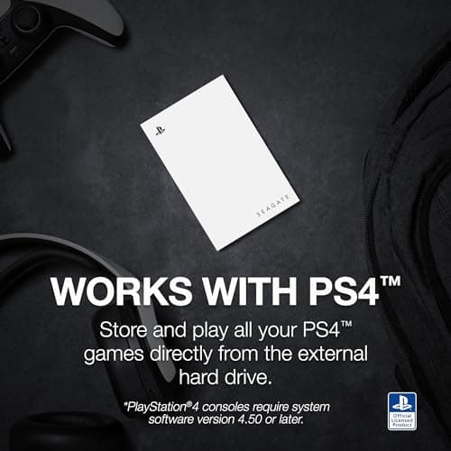 Seagate Game Drive for PlayStation® Consoles 5 TB External Hard Drive - USB 3.2 Gen 1, Officially-License (STLV5000100) 4