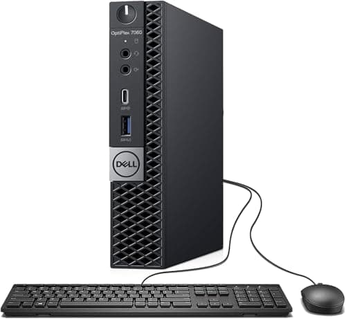 Dell OptiPlex 7060 Micro PC | Intel Core i5-8500 | 32GB RAM | 1TB SSD | Windows 11 Pro | Wi-Fi+ BT | Micro Form Factor Desktop Computer (Renewed)