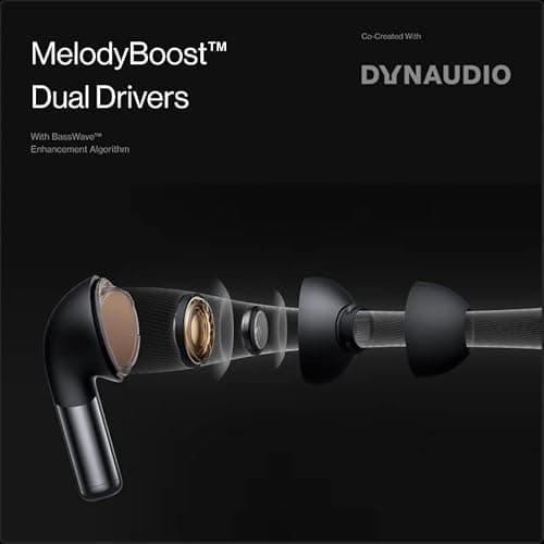 OnePlus Buds Pro 2, Arbor Green, Audiophile-Grade Sound Quality Co-Created with Dynaudio, Best-in-Class ANC, Immersive Spatial Audio, Up to 39 Hour Playtime with Charging case, Bluetooth 5.3 3