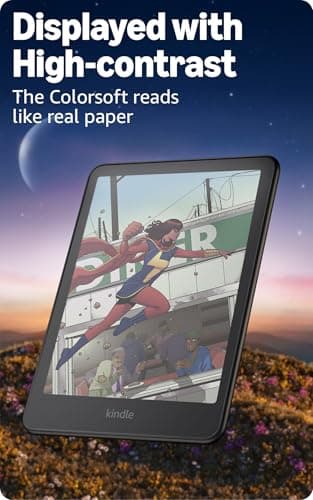 Amazon Kindle Colorsoft Signature Edition 32GB (newest model) – With color display, auto-adjusting front light, wireless charging, and long battery life - Metallic Black 3