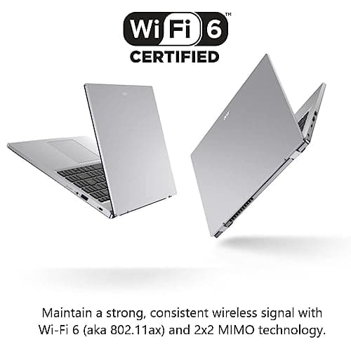 Acer Aspire 3 A315-24P-R7VH Slim Laptop | 15.6" Full HD | AMD Ryzen 3 7320U Quad-Core | AMD Radeon Graphics | 8GB LPDDR5 | 128GB NVMe SSD | Wi-Fi 6 | Windows 11 Home 5