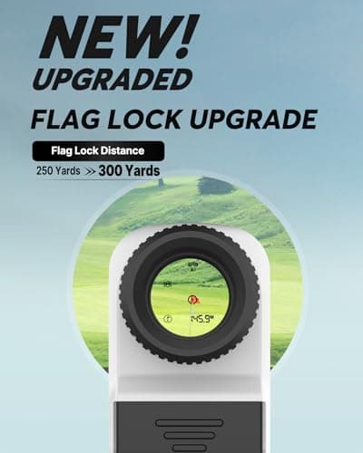 WOSPORTS Golf Rangefinder, 800/1200 Yards Laser Range Finder, High Precision Flag Lock with Pulse Vibration, Tournament Legal Rangefinder for Golfing and Hunting, Battery Included 3