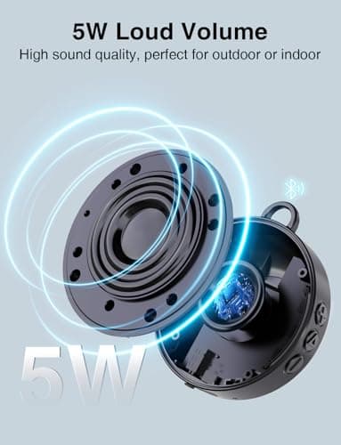 Onforu Portable Bluetooth Speaker for Bike, IP65 Waterproof Mini Outdoor Shower Travel Speakers, Bike Accessories Wireless Bicycle Speaker with Loud Sound for Riding, Ideal Gift 3