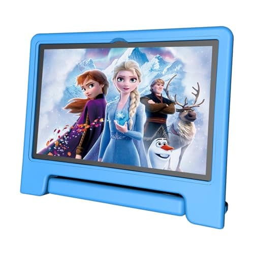 JREN Tablet for Kids｜10 Inch 64GB Android 14｜Octa-core｜64GB｜WiFi ｜Bluetooth｜Parental Control｜Kids Content｜Children Tabletas Blue
