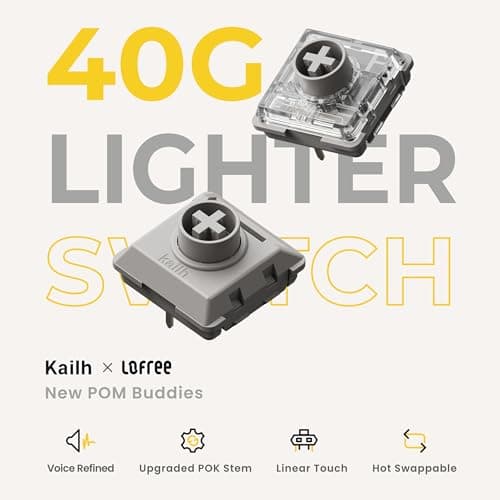 Flow Lite 84 Keys Low Profile Mechanical Keyboard, 75% Swappable Rechargeable Wireless Keyboard with 2.4G Receiver, Bluetooth and Wired Connection for Windows, Mac/ Specter Linear Switches (Marble) 2