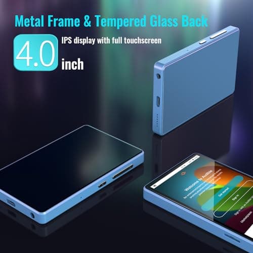 MP3 Player for Kids with Spotify, Parental Controls, Spotify Kids, Audible, Amazon Music, Libby, 4.0" IPS Kids MP4 Music Player Up to 512GB (Blue) 5