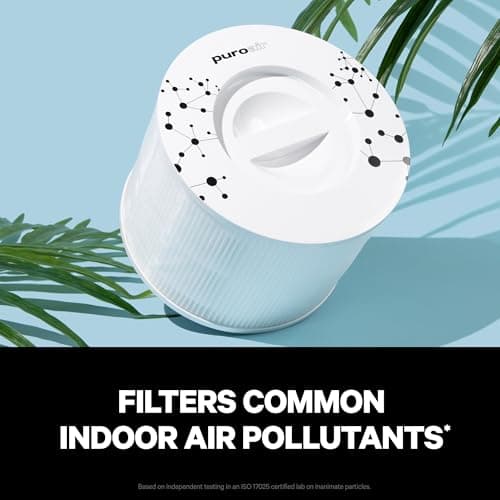 PuroAir 240 Replacement Filter - HEPA Filters up to 99.9% of Smoke, Pollen, Dust and Common Household Pollutants - HEPA Air Filter Replacement for PuroAir 240 Air Purifier (2 Pack) 2