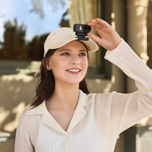 DJI Osmo Nano Standard Combo (128GB) - Small 4K/60fps Vlogging Camera with a 1/1.3″ Sensor, 143° Wide FOV Video, 200-Min Recording, Swift Content Transfer, Magnetic POV Cam 4K for Sports, Vlog 5