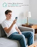 2025 Latest Cell Phone Booster for All U.S. Carriers, Boosts 5G 4G LTE 3G, Cell Phone Signal Booster for Home and Office, 72dB High Gain Antennas, Verizon, AT&T, T-Mobile, App Support FCC Approved 4