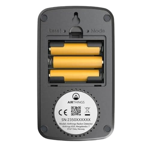 Airthings Battery-Operated Lightweight Digital Home Radon Detector with LCD Display for Continuous and Long-Term Monitoring 4