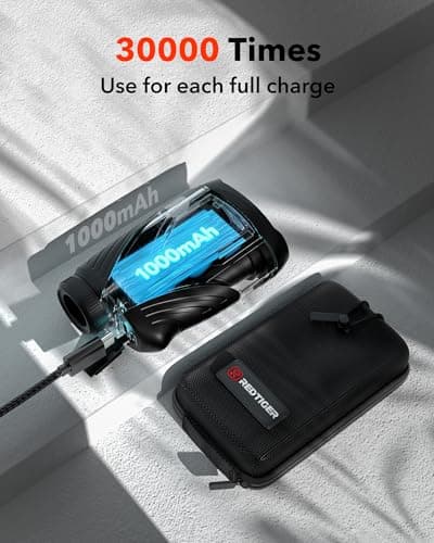 REDTIGER Golf Rangefinder with Slope Switch, 1200 Yards Laser Range Finder Golfing, 7X Magnification, Flag Pole Locking Vibration, Rechargeable Range Finders with Magnet Stripe, GolfVue Series 1 5