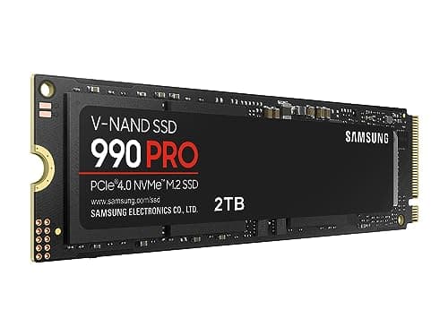 SAMSUNG 990 PRO SSD 2TB NVMe M.2 PCIe Gen4, M.2 2280 Internal Solid State Hard Drive, Seq. Read Speeds Up to 7,450 MB/s for High End Computing, Gaming, and Heavy Duty Workstations, MZ-V9P2T0B/AM 3