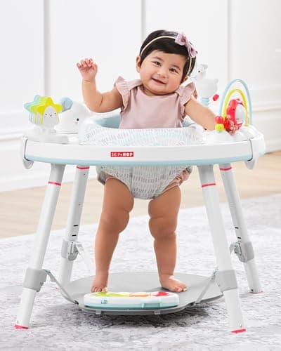 Skip Hop Baby Activity Center: Interactive Play Center with 3-Stage Grow-with-Me Functionality, 4mo+, Silver Lining Cloud 2