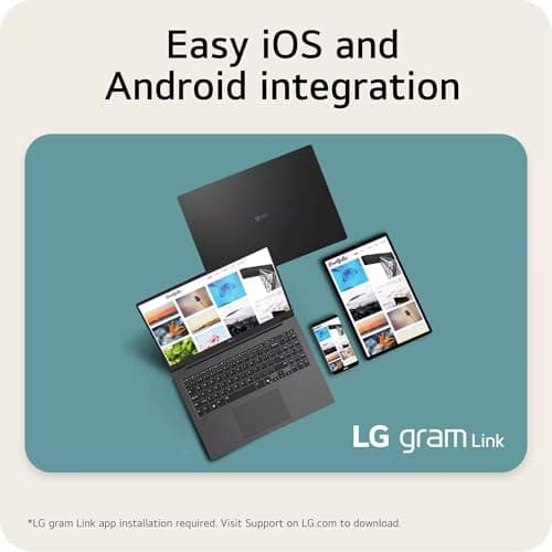 2025 LG Gram 17 Touchscreen Laptop - 17" 2.5K Touch Display, Intel Ultra 7 258V, Intel Arc, WiFi 7, Copilot+, Win 11 Pro, Backlit KB, Lightweight & Thin Business Computer, 32 GB LPDDR5X, 1 TB SSD 4