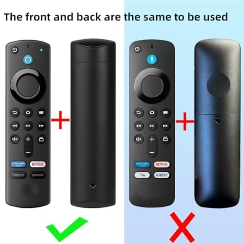 Hi Color Silicone Cover Compatible with 5.6 Inch Fire TV Stick (3rd Gen) Remote Firestick Remote Cover for Firesticksticktv Silicone Protective Case Sleeve(Sky Blue) 2
