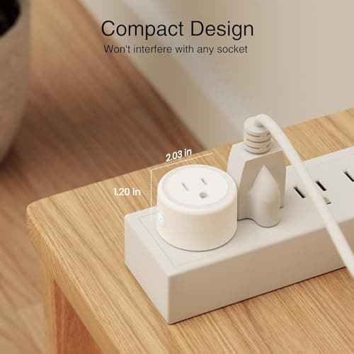 GHome Smart Plug, WiFi Smart Plugs Work with Alexa and Google Home, Smart Outlet Timer with APP Remote Control, 2.4GHz Wi-Fi Only, No Hub Required, ETL FCC Listed 5
