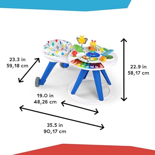 Baby Einstein Around We Grow 4-in-1 Walker, Discovery Activity Center and Table, Age 6 Months and up 3