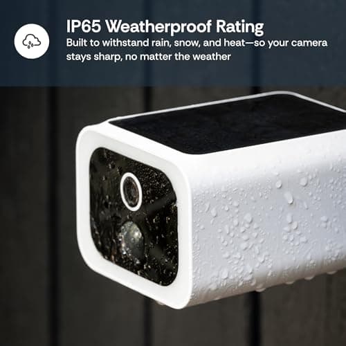 Luna Security Cameras Wireless Outdoor, Battery Camera w/Solar Panel, Spotlight, 2.4GHz Wi-Fi, Smart GenAI Human Detection, Cloud Storage, 2K Color Night Vision, IP65 Camera for Outdoor Surveillance 4