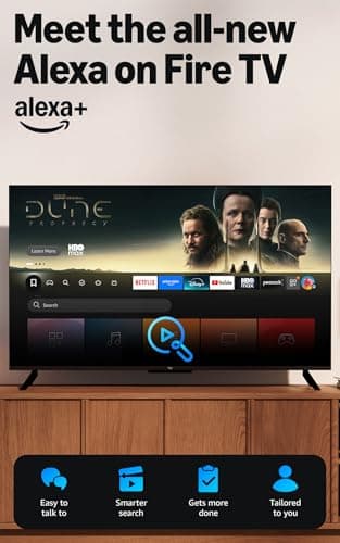 Amazon Fire TV 32" 2-Series (newest model), HD smart TV with Alexa Remote, fast streaming, Dolby Audio, Ambient Experience, free and live TV 2