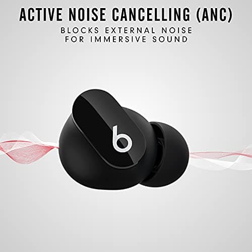 Beats Studio Buds - True Wireless Noise Cancelling Earbuds - Compatible with Apple & Android, Built-in Microphone, IPX4 Rating, Sweat Resistant Earphones, Class 1 Bluetooth Headphones - Black 2