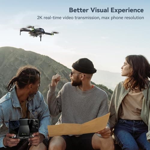 Ruko F11MINI Drone with Camera 4K, Under 249g, 60 Mins Flight with 2 batteries, 5GHz Transmission, GPS Auto Return, Brushless Motor, Foldable and Lightweight, FPV Quadcopter for Beginner, Adults 2