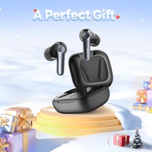 EarFun Air Pro 4 Adaptive Hybrid Noise Canceling Wireless Earbuds, Qualcomm Snapdragon Sound, aptX™ Lossless, 6 Mics AI CVC 8.0 Call, LDAC Hi-Res Audio, 52H Playtime, Bluetooth 5.4, in-Ear Detection 2