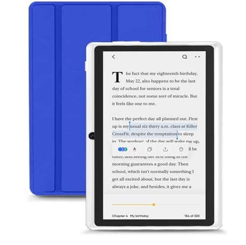HNVHNV Android 15 Tablet 7 Inch Tablet, E-Reader, 9GB RAM 32GB ROM 1TB Expansion, Quad-core Processor, Dual Camera, 5G/2.4G WiFi, Bluetooth, Parental Control, Drop-Proof Case