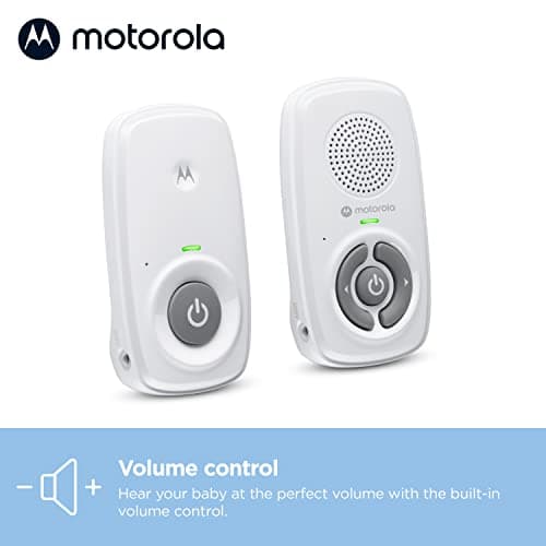 Motorola Nursery Baby Monitor Audio Only, No WiFi, Long Range AM21 with Private Connection, Cry Detection, Volume Control, Portable Parent Unit, Ideal for Safe Monitoring 4