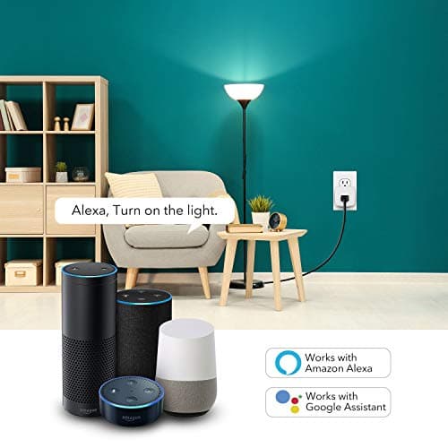 HBN Smart Plug Mini 15A, WiFi Smart Outlet Works with Alexa, Google Home Assistant, Remote Control with Timer Function, No Hub Required, ETL Certified, 2.4G WiFi Only, 4-Pack 5