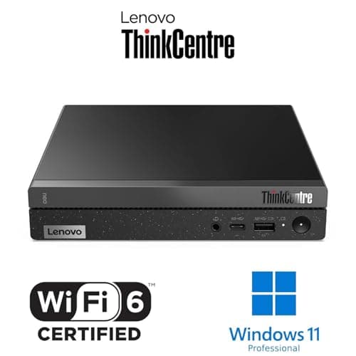 Lenovo ThinKCentre neo 50q Gen 4 Tiny 1L Business Mini Desktop Computer, 13th Gen Intel 8-Core i5-13420H (Beat i7-1355U), 16GB DDR4 RAM, 512GB PCIe SSD, 2 DisplayPorts, WiFi 6, Win 11 Pro, Vent-Hear 2